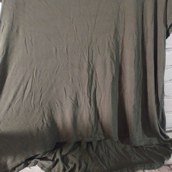 Torrid Super Soft Green Green Flowy Tee Shirt 3X - Picture 8 of 13